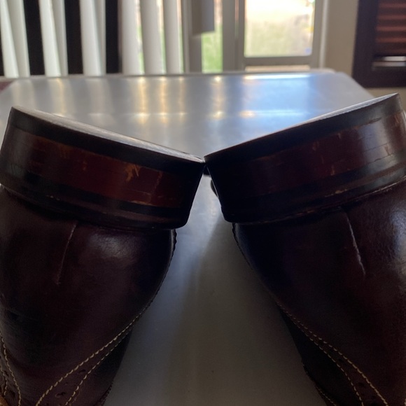 Johnston and Murphy Men\'s Brown Leather Chukka Boots Size 10.5